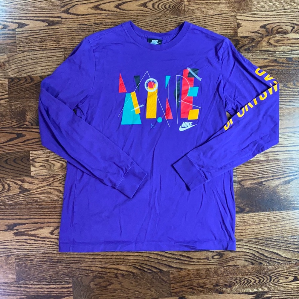 Nike Purple long sleeve tee